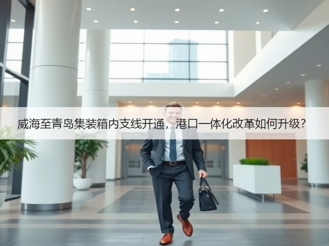 威海至青岛集装箱内支线开通，港口一体化改革如何升级？(图2)