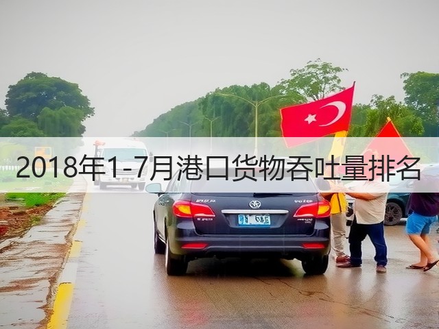 2018年1-7月港口货物吞吐量排名(图3) 2018年1-7月港口货物吞吐量排名(图3)