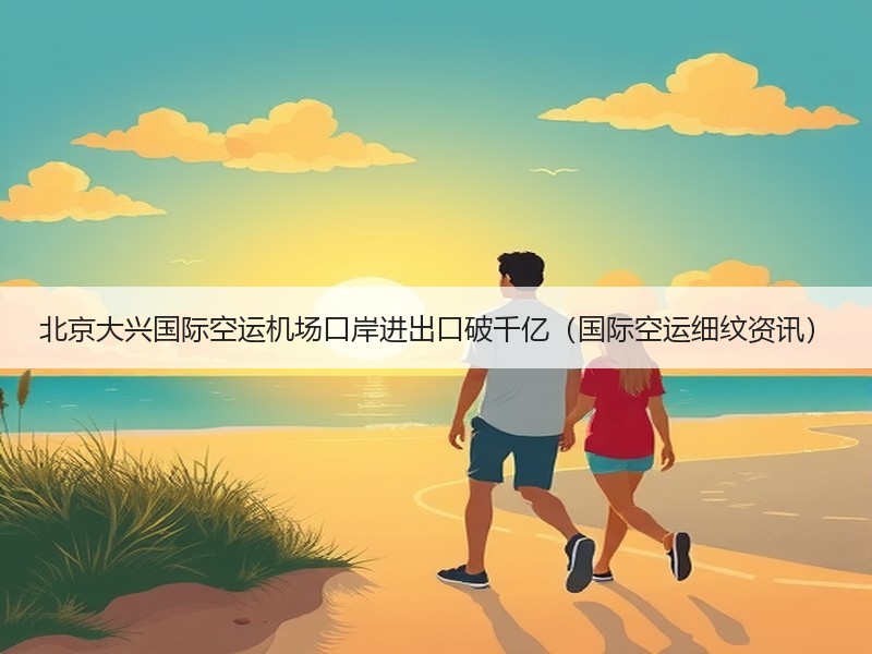 北京大兴国际空运机场口岸进出口破千亿(国际空运细纹资讯) 北京大兴国际空运机场口岸进出口破千亿(国际空运细纹资讯)
