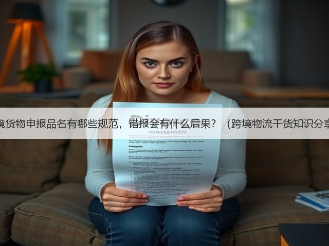 跨境货物申报品名有哪些规范,错报会有什么后果?(跨境物流干货知识分享)(图2) 跨境货物申报品名有哪些规范,错报会有什么后果?(跨境物流干货知识分享)(图2)