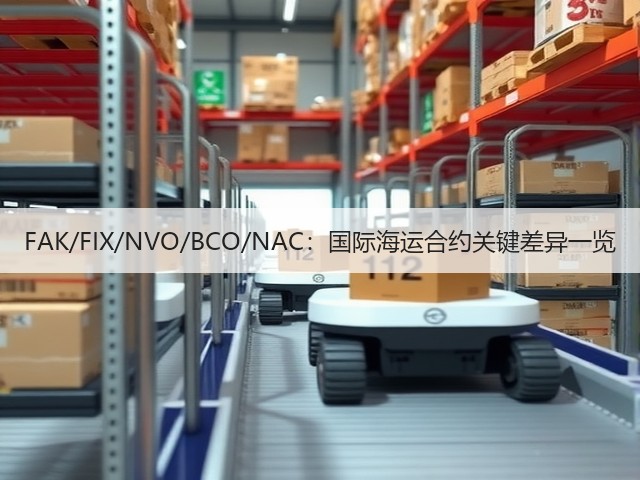 FAK/FIX/NVO/BCO/NAC:国际海运合约关键差异一览(图3) FAK/FIX/NVO/BCO/NAC:国际海运合约关键差异一览(图3)