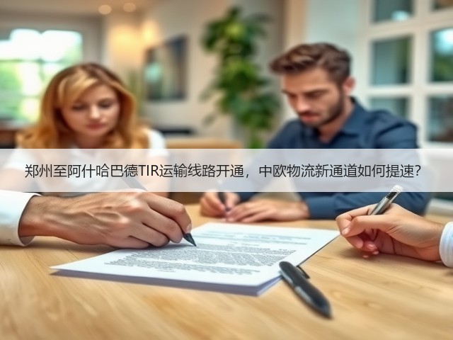 郑州至阿什哈巴德TIR运输线路开通,中欧物流新通道如何提速?(图3) 郑州至阿什哈巴德TIR运输线路开通,中欧物流新通道如何提速?(图3)