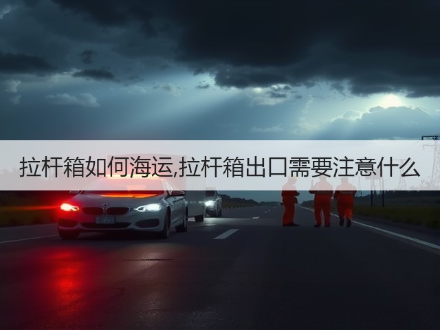 拉杆箱如何海运,拉杆箱出口需要注意什么(图3) 拉杆箱如何海运,拉杆箱出口需要注意什么(图3)