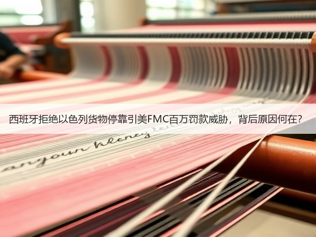西班牙拒绝以色列货物停靠引美FMC百万罚款威胁，背后原因何在？(图1)