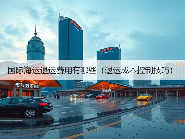 国际海运退运费用有哪些(退运成本控制技巧)(图3) 国际海运退运费用有哪些(退运成本控制技巧)(图3)