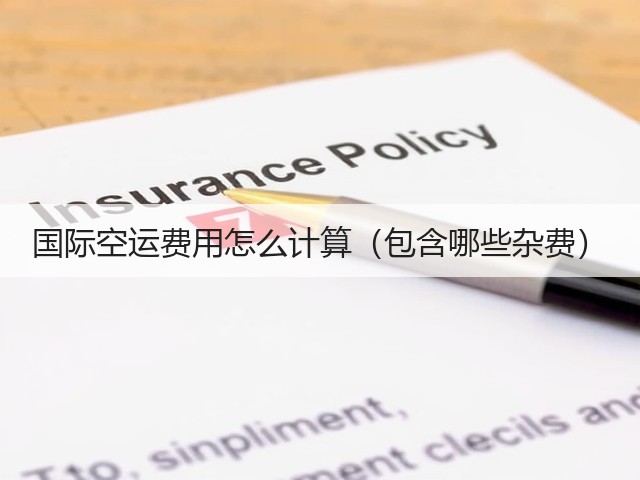 国际空运费用怎么计算(包含哪些杂费)(图3) 国际空运费用怎么计算(包含哪些杂费)(图3)