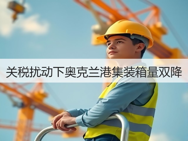 关税扰动下奥克兰港集装箱量双降(图2) 关税扰动下奥克兰港集装箱量双降(图2)