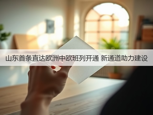 山东首条直达欧洲中欧班列开通 新通道助力建设(图3) 山东首条直达欧洲中欧班列开通 新通道助力建设(图3)