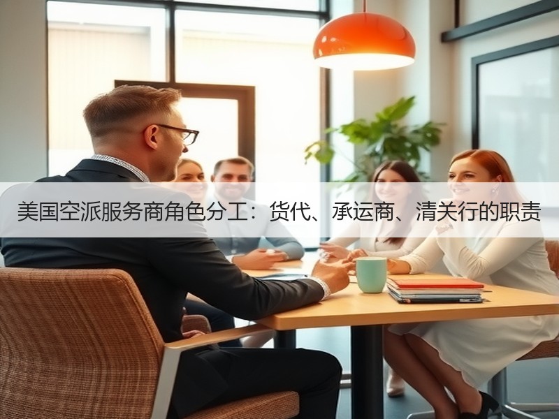美国空派服务商角色分工:货代、承运商、清关行的职责 美国空派服务商角色分工:货代、承运商、清关行的职责