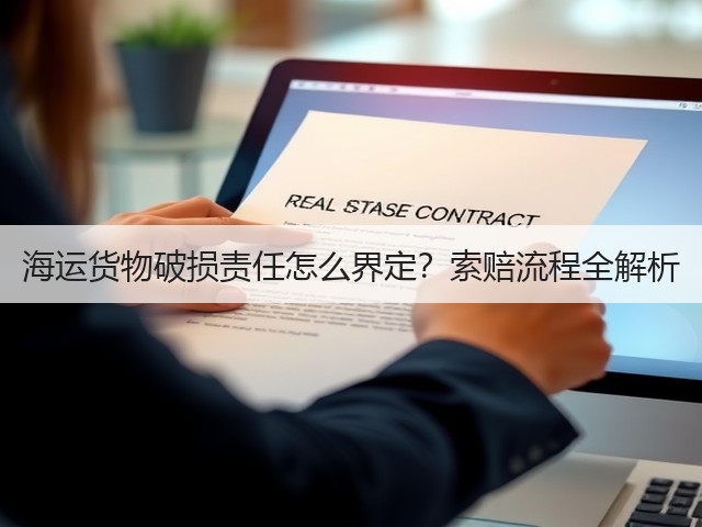 海运货物破损责任怎么界定?索赔流程全解析(图3) 海运货物破损责任怎么界定?索赔流程全解析(图3)