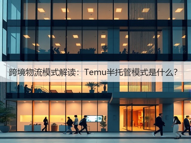 跨境物流模式解读:Temu半托管模式是什么?(图1) 跨境物流模式解读:Temu半托管模式是什么?(图1)