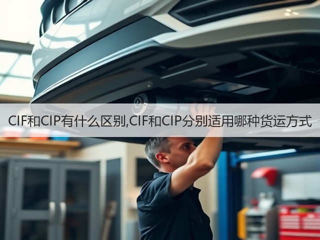 CIF和CIP有什么区别,CIF和CIP分别适用哪种货运方式(图1)