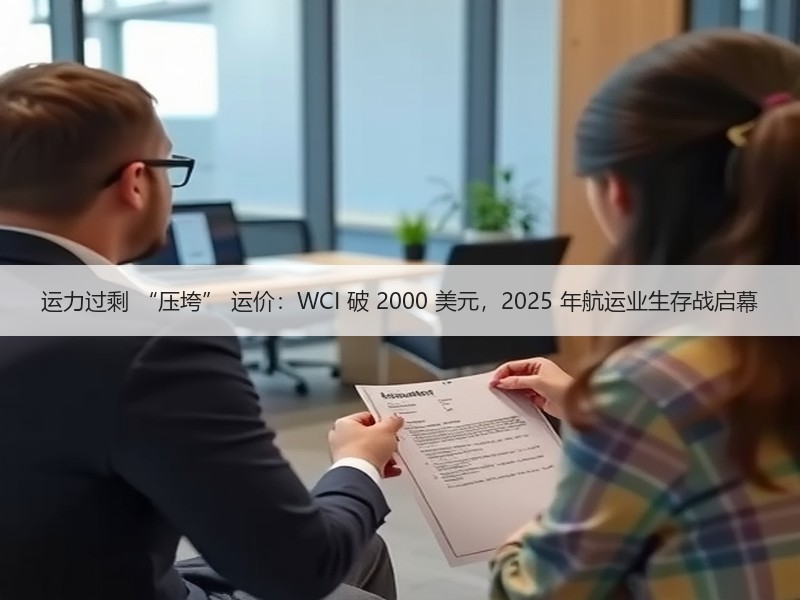 运力过剩 “压垮” 运价:WCI 破 2000 美元,2025 年航运业生存战启幕 运力过剩 “压垮” 运价:WCI 破 2000 美元,2025 年航运业生存战启幕