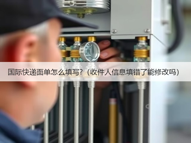 国际快递面单怎么填写?（收件人信息填错了能修改吗）(图3)
