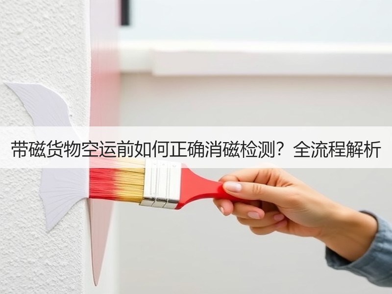 带磁货物空运前如何正确消磁检测？全流程解析