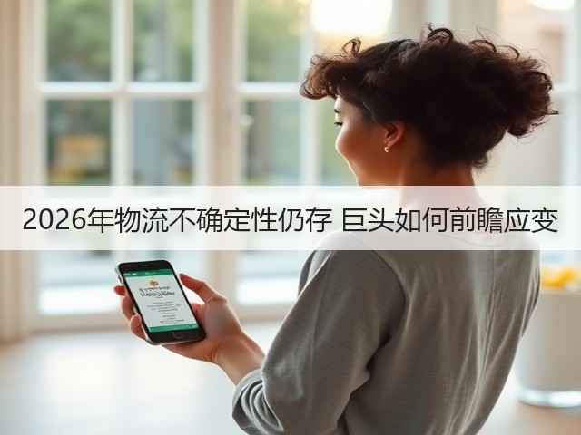 2026年物流不确定性仍存 巨头如何前瞻应变(图3) 2026年物流不确定性仍存 巨头如何前瞻应变(图3)