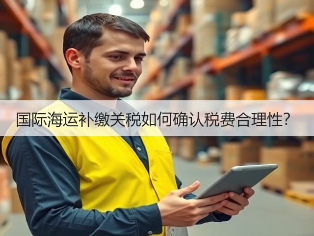 国际海运补缴关税如何确认税费合理性？(图2)