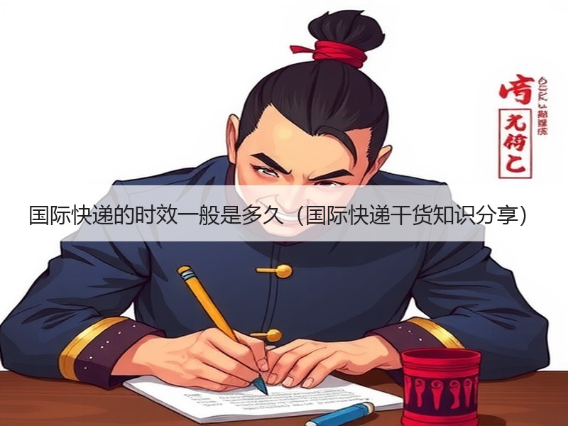 国际快递的时效一般是多久（国际快递干货知识分享）