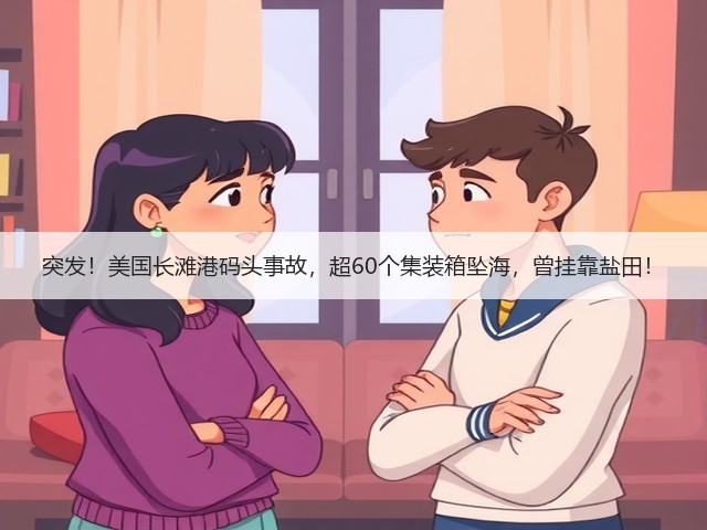 突发!美国长滩港码头事故,超60个集装箱坠海,曾挂靠盐田!(图1) 突发!美国长滩港码头事故,超60个集装箱坠海,曾挂靠盐田!(图1)