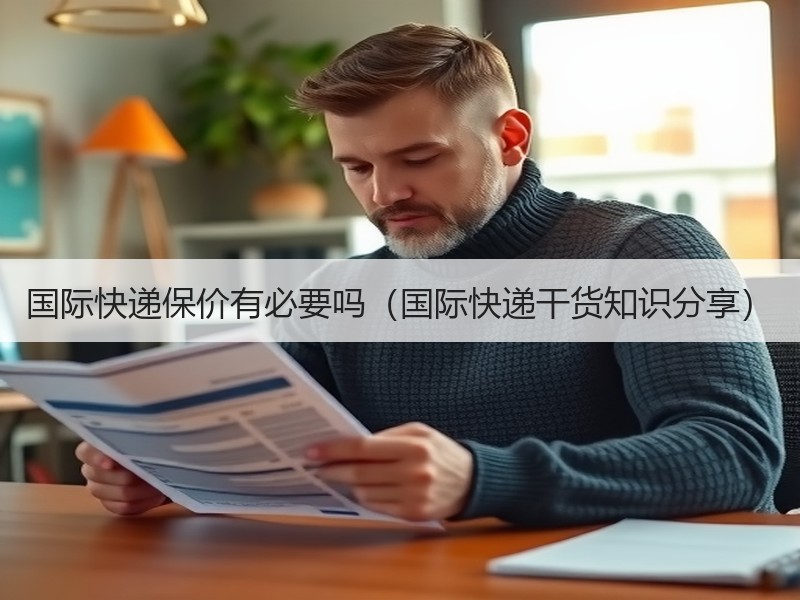 国际快递保价有必要吗（国际快递干货知识分享）