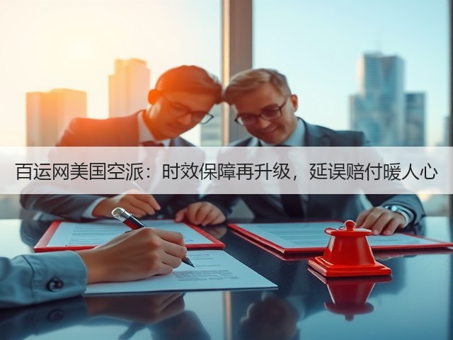 百运网美国空派：时效保障再升级，延误赔付暖人心(图1)