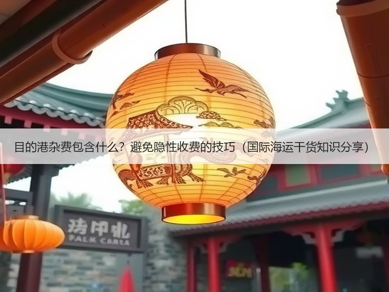 目的港杂费包含什么？避免隐性收费的技巧（国际海运干货知识分享）