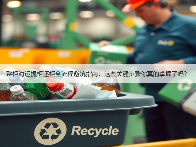 整柜海运提柜还柜全流程避坑指南:这些关键步骤你真的掌握了吗?(图1) 整柜海运提柜还柜全流程避坑指南:这些关键步骤你真的掌握了吗?(图1)