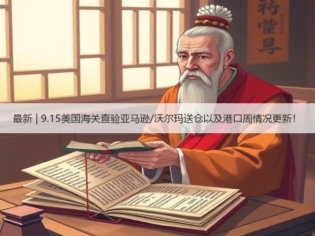 最新 | 9.15美国海关查验亚马逊/沃尔玛送仓以及港口周情况更新!(图1) 最新 | 9.15美国海关查验亚马逊/沃尔玛送仓以及港口周情况更新!(图1)