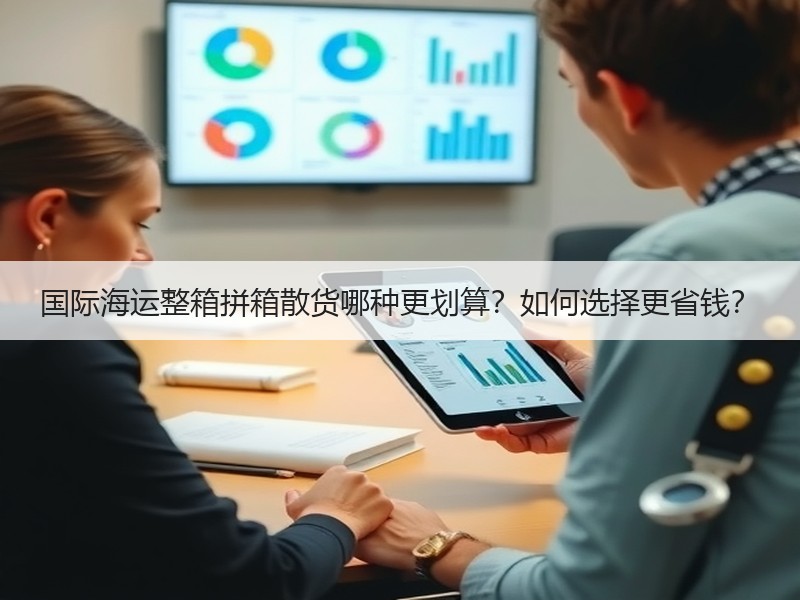 国际海运整箱拼箱散货哪种更划算？如何选择更省钱？