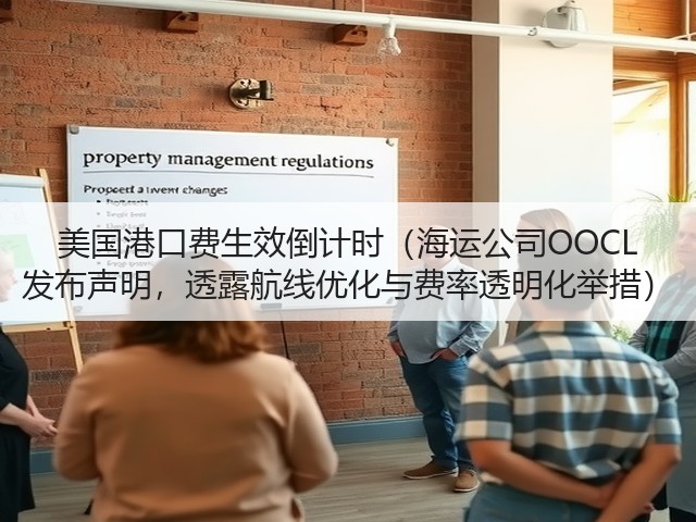 美国港口费生效倒计时（海运公司OOCL 发布声明，透露航线优化与费率透明化举措）(图1)