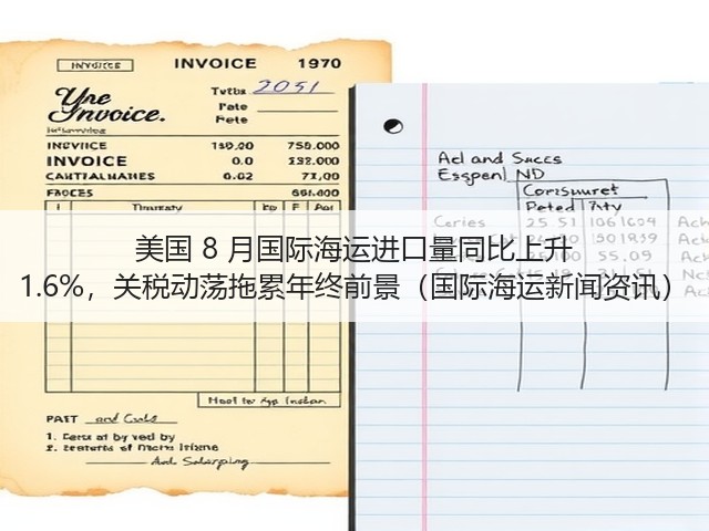 美国 8 月国际海运进口量同比上升 1.6%,关税动荡拖累年终前景(国际海运新闻资讯)(图1) 美国 8 月国际海运进口量同比上升 1.6%,关税动荡拖累年终前景(国际海运新闻资讯)(图1)