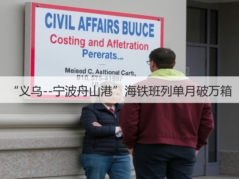 “义乌--宁波舟山港”海铁班列单月破万箱 “义乌--宁波舟山港”海铁班列单月破万箱
