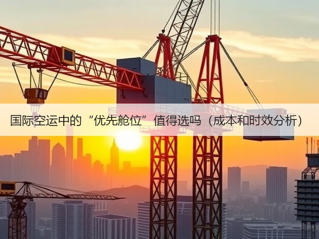 国际空运中的“优先舱位”值得选吗(成本和时效分析)(图3) 国际空运中的“优先舱位”值得选吗(成本和时效分析)(图3)