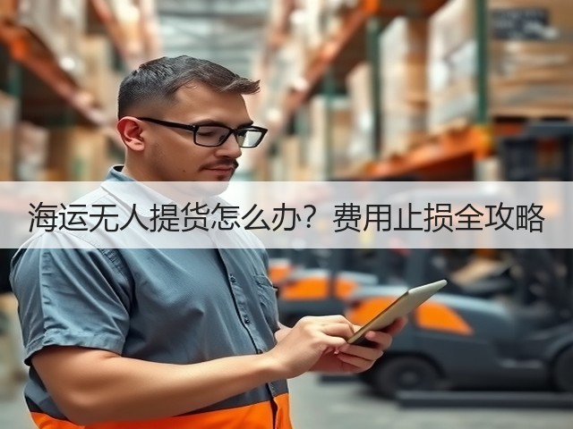 海运无人提货怎么办?费用止损全攻略(图1) 海运无人提货怎么办?费用止损全攻略(图1)