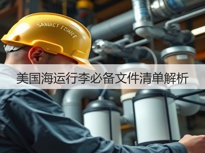 美国海运行李必备文件清单解析