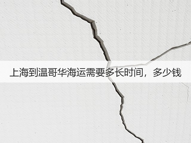上海到温哥华海运需要多长时间，多少钱(图3)