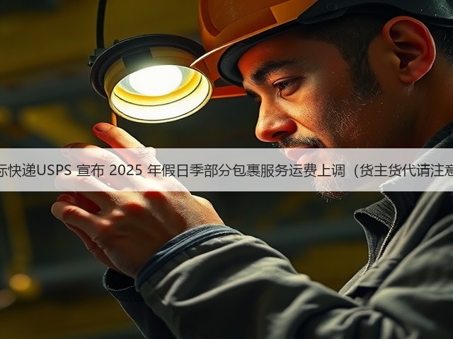 国际快递USPS 宣布 2025 年假日季部分包裹服务运费上调（货主货代请注意）(图1)